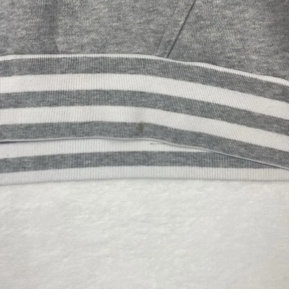 Disney Mickey Mouse Adult Zip Up Sweater Large Gray Orange Hooded Pockets - Picture 6 of 14